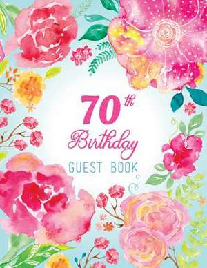 70th Birthday Guest Book de New Day Journals