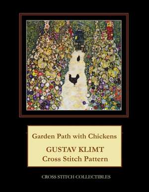 Garden Path with Chickens de Collectibles, Cross Stitch