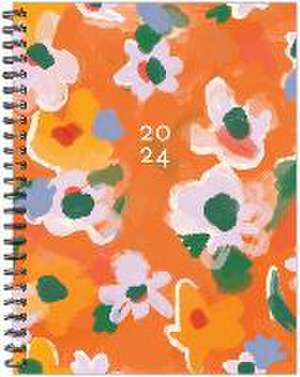 Poppies 2024 6.5 X 8.5 Softcover Weekly Planner de Willow Creek Press