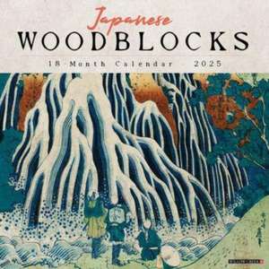 Japanese Woodblocks 2025 12 X 12 Wall Calendar de Willow Creek Press