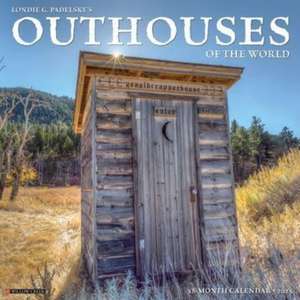 Outhouses 2025 12 X 12 Wall Calendar de Willow Creek Press