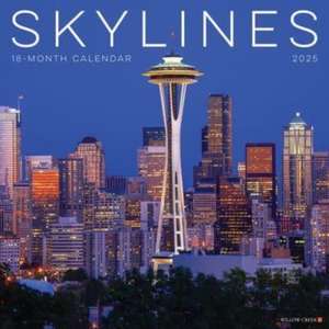 Skylines 2025 12 X 12 Wall Calendar de Willow Creek Press