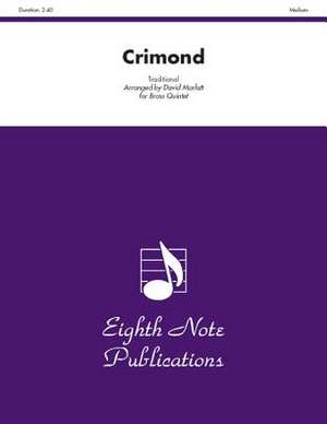 Crimond: Score & Parts de David Marlatt