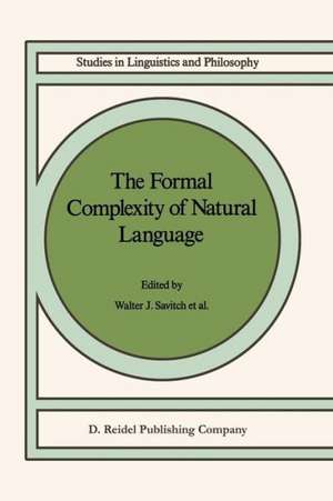 The Formal Complexity of Natural Language de W.J. Savitch