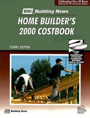 Building News Home Builder's Costbook [With CDROM] de Craftsman Book Company