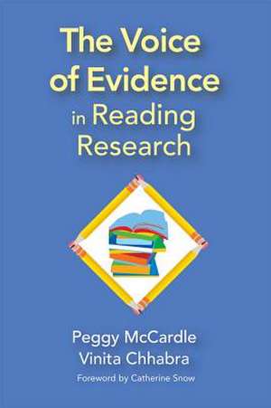 The Voice of Evidence in Reading Research de Peggy McCardle