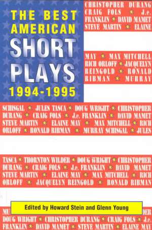 The Best American Short Plays 1994-1995 de Glenn Young