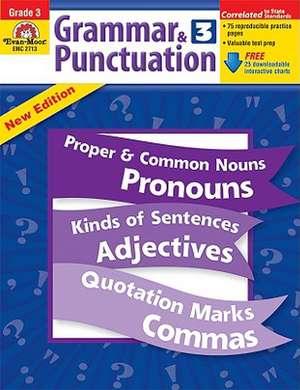 Grammar & Punctuation, Grade 3 de Jo Ellen Moore