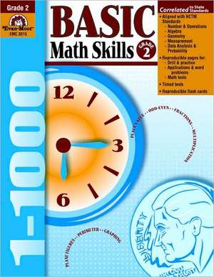 Basic Math Skills, Grade 2 de Jo Ellen Moore