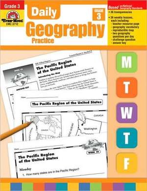 Daily Geography Practice Grade 3: EMC 3712 de Sandi Johnson