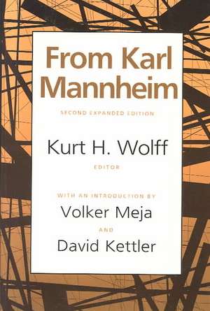 From Karl Mannheim de Kurt H. Wolff