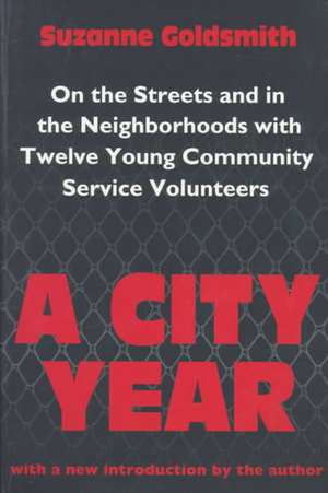 A City Year: On the Streets and in the Neighbourhoods with Twelve Young Community Volunteers de Suzanne Goldsmith