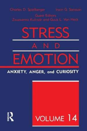 Stress And Emotion de Charles D. Spielberger