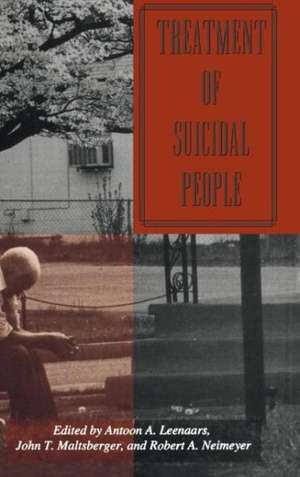 Treatment Of Suicidal People de Robert A. Neimeyer