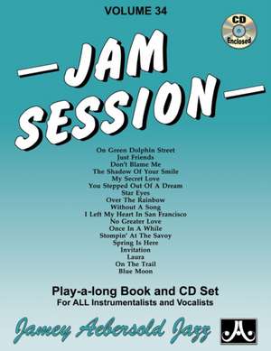 Jamey Aebersold Jazz -- Jam Session, Vol 34 de Jamey Aebersold