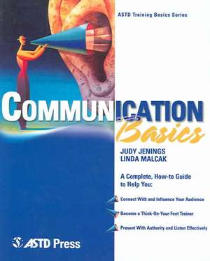 Communication Basics de Judy Jenings