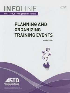 Planning and Organizing Training Events de Swarti Karve