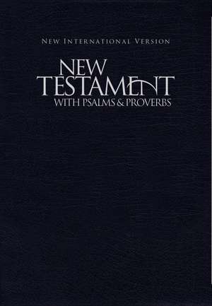 NIV, New Testament with Psalms and Proverbs, Pocket-Sized, Paperback, Blue de Zondervan