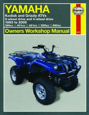 Yamaha Kodiak & Grizzly ATVs (93 – 05) Haynes Repair Manual de Alan Ahlstrand