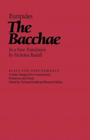 The Bacchae de Euripides