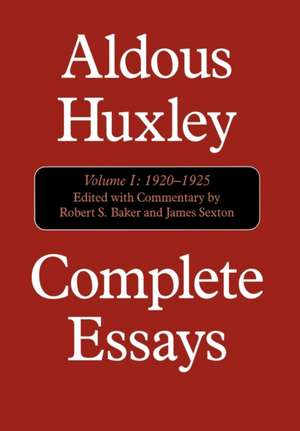 Complete Essays de Aldous Huxley