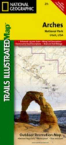 Arches National Park: Trails Illustrated National Parks de National Geographic Maps