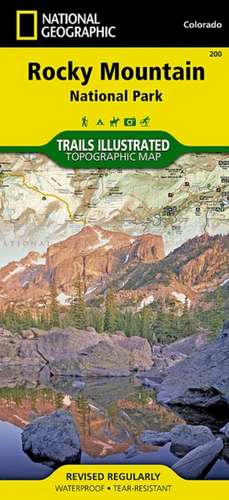 Rocky Mountain National Park: Trails Illustrated National Parks de National Geographic Maps