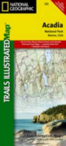 Acadia National Park: Trails Illustrated National Parks de National Geographic Maps