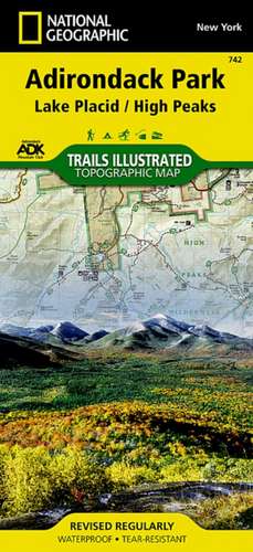 Lake Placid/High Peaks, Adirondack Park: Trails Illustrated Other Rec. Areas de National Geographic Maps