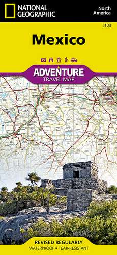 Mexico: Travel Maps International Adventure Map de National Geographic Maps