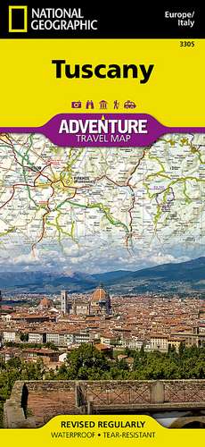 Tuscany: Travel Maps International Adventure Map de National Geographic Maps