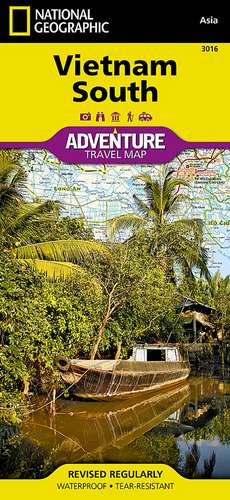 Vietnam, South: Travel Maps International Adventure Map de National Geographic Maps