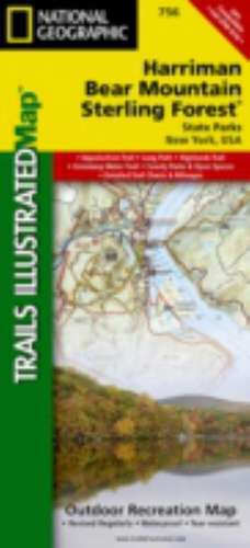 Harriman, Bear Mountain, Sterling Forest State Parks: Trails Illustrated Other Rec. Areas de National Geographic Maps