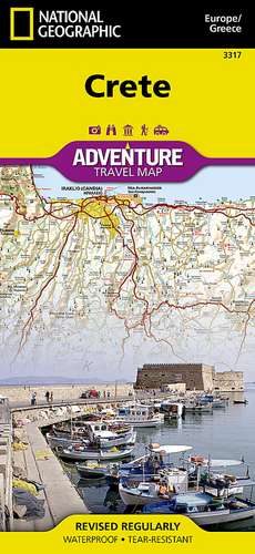 Crete: Travel Maps International Adventure Map de National Geographic Maps