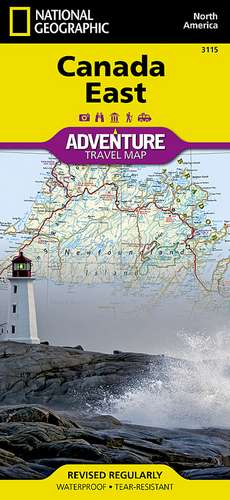 Canada East: Travel Maps International Adventure Map