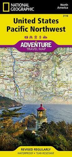 United States, Pacific Northwest Adventure Map de National Geographic Maps