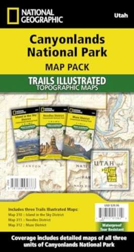 Canyonlands National Park [map Pack Bundle]: Trails Illustrated Maps de National Geographic Maps