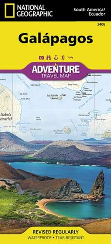 Galapagos: Adventure Map de National Geographic Maps