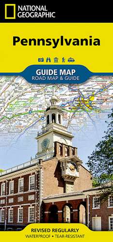 Pennsylvania Guide Map de National Geographic Maps
