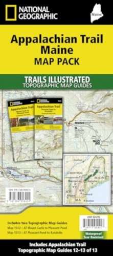 Appalachian Trail: Maine [Map Pack Bundle] de National Geographic Maps