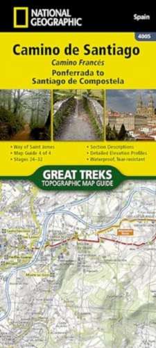 Camino de Santiago 4 de National Geographic Maps