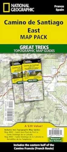 Camino de Santiago East Map Map Pack Bundle de National Geographic Maps