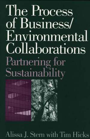 The Process of Business/Environmental Collaborations: Partnering for Sustainability de Alissa J. Stern