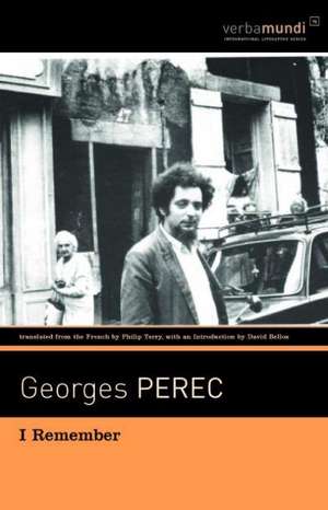 I Remember de Georges Perec