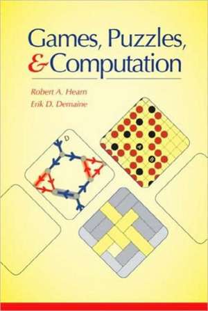 Games, Puzzles, and Computation de Robert A. Hearn