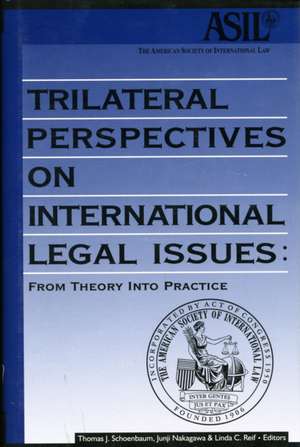 Trilateral Perspectives on International Legal Issues: From Theory Into Practice de Thomas Schoenbaum