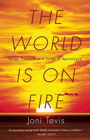 The World Is on Fire: Scrap, Treasure, and Songs of Apocalypse de Joni Tevis