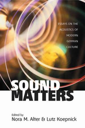 Sound Matters de N. Alter