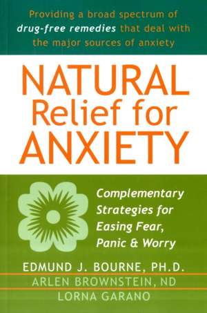 Natural Relief for Anxiety: Complementary Strategies for Easing Fear, Panic & Worry de Edmund J. Bourne