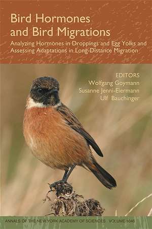 Bird Hormones and Bird Migrations – Analyzing Hormones in Droppings and Egg Yolks and Assessing Adaptations in Long–Distance Migration V1046 de Goymann